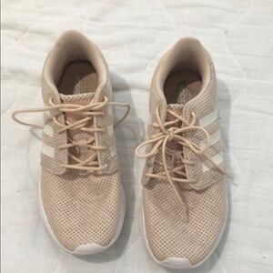 Adidas Light Tan Mesh Sneakers